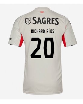 Benfica Richard Rios #20 Maglia Gara Trasferta Repliche 2025-26 Maniche Corte
